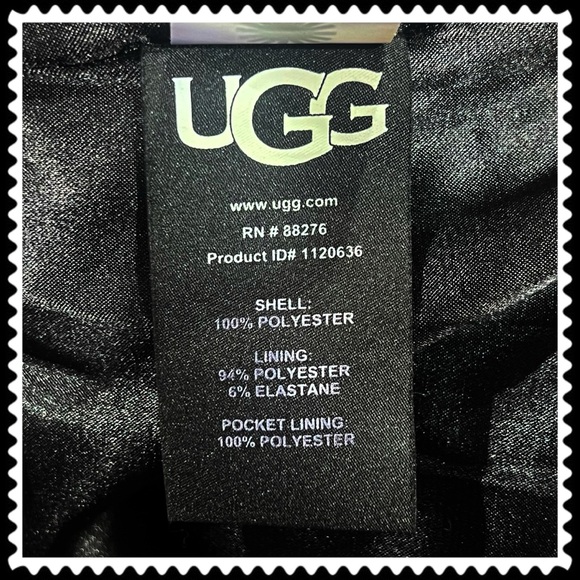 UGG Maeve Oversized Sherpa Teddy Cropped Jacket / Black / Size M / NWOT - Picture 7 of 11